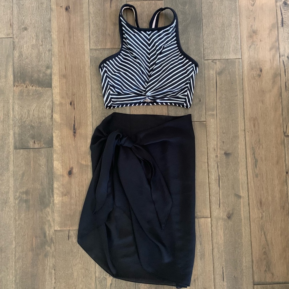 Swim Bundle! Swim Crop Top & Sarong